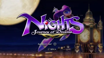 NiGHTS - Journey of Dreams screen shot title